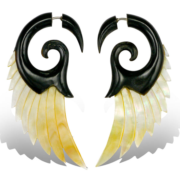 Angel Wings - Horn with Shell