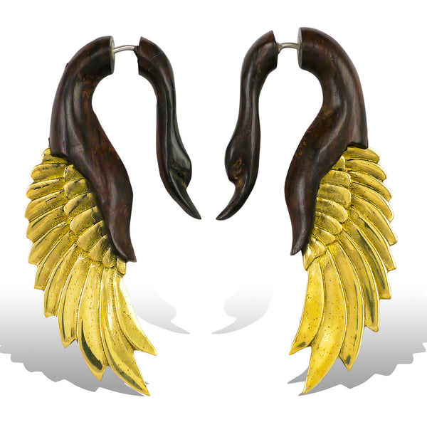 Yafah Swans - Wood & Brass