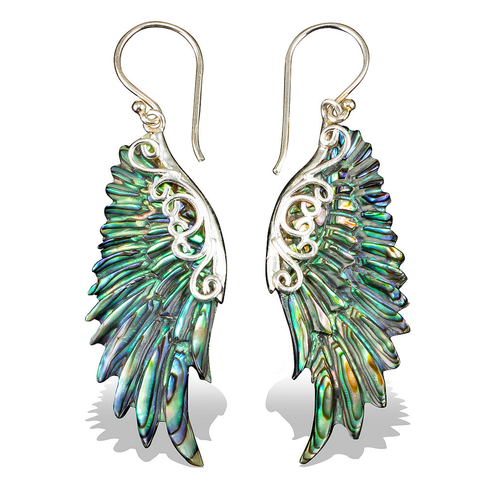 (TEST) Naia Wings - Abalone in Silver