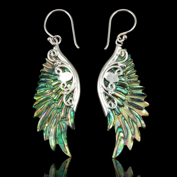 Ariel Wings - Abalone Shell in Silver