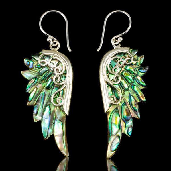 Adelina Wings - Abalone Shell in Silver