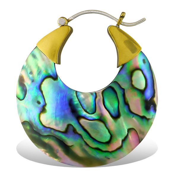 <span>ESA-195<span>: </span></span>Abalone Dream Hoops - Abalone Shell