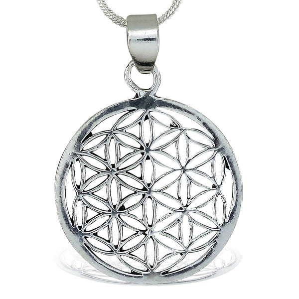 Flower of Life - Silver Pendant