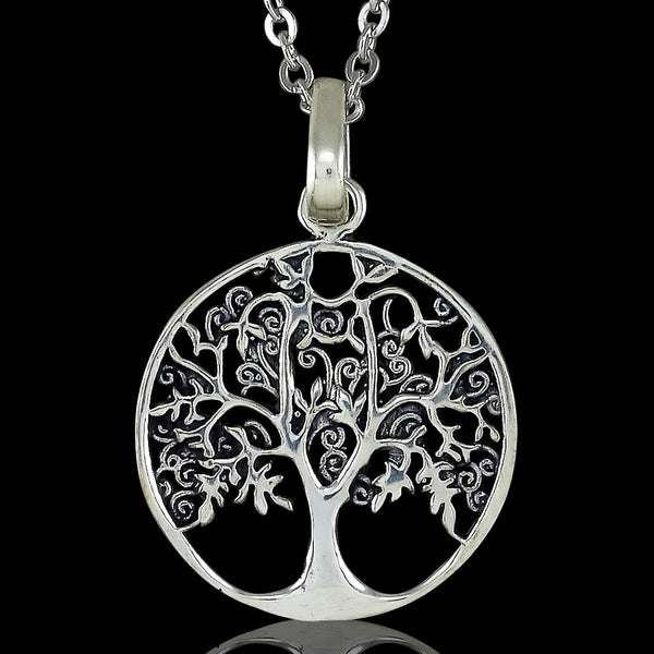 Sacred Tree - Silver Pendant